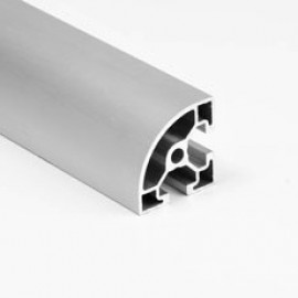 45x45 c.10 profilo in alluminio raggiato