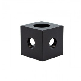 Cubo per Profili 20X20 Anodizzato nero